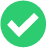 Icon: The green check mark icon that indicates success